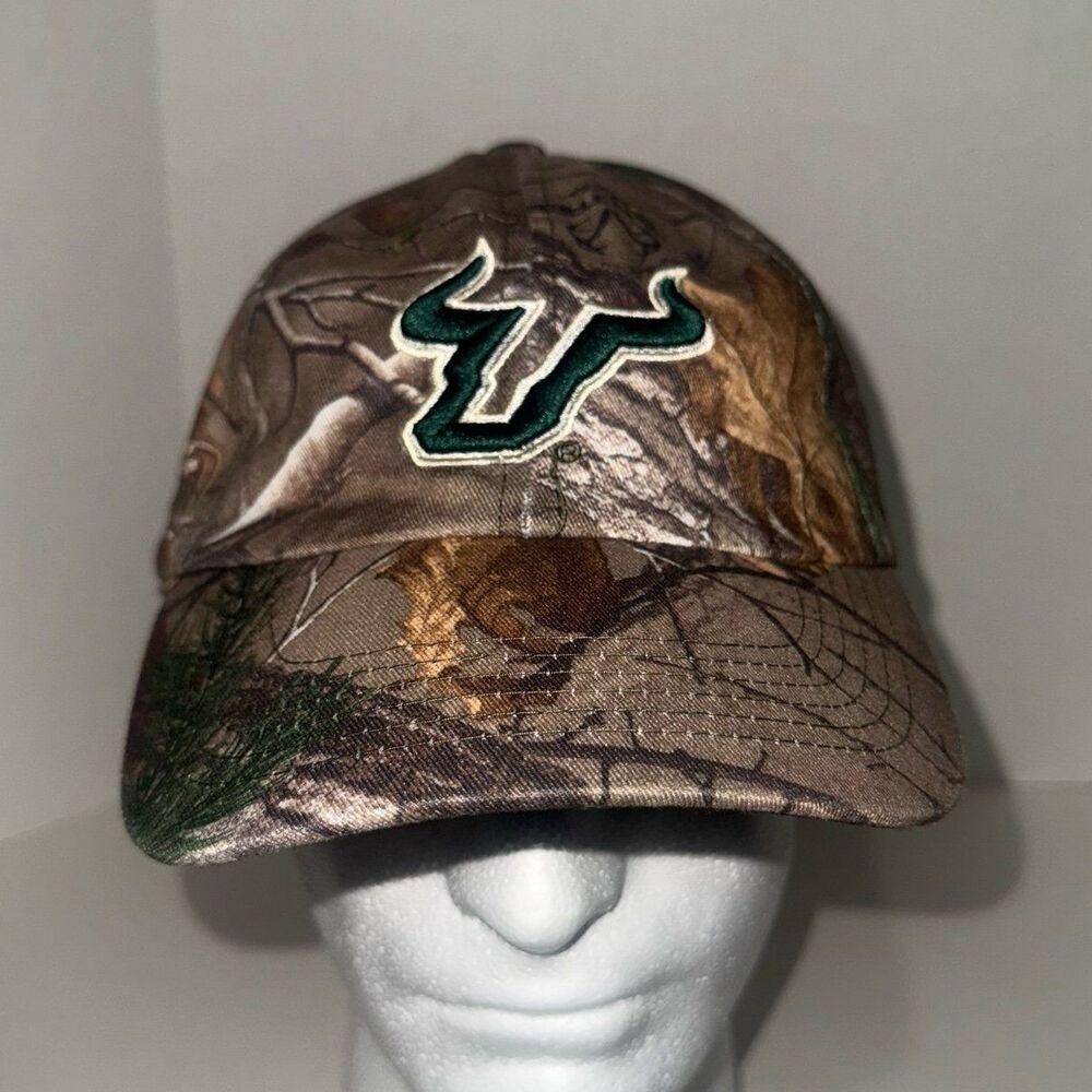University of South Florida Bulls Hat Camo Strapback Embroidered NCAA Cap NWT